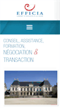 Mobile Screenshot of efficia.fr