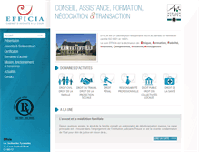 Tablet Screenshot of efficia.fr